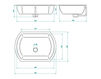 Scheme Built-in wash basin THG All styles GB2.7/BP Contemporary / Modern