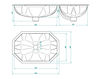 Scheme Built-in wash basin THG All styles GB2.4/BP Contemporary / Modern
