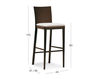Scheme Bar stool Vela+Spinn Copiosa By Billiani 2016 2C40 Contemporary / Modern