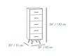 Scheme Comode Mambo Unlimited Ideas  2016 SPACE chest of drawers Contemporary / Modern
