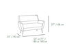 Scheme Settee Mambo Unlimited Ideas  2016 DOBLE settee Contemporary / Modern