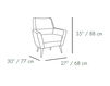 Scheme Сhair Mambo Unlimited Ideas  2016 DOBLE  armchair Contemporary / Modern