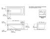 Scheme Bath tub Archer Kohler 2015 K-1946-LA-0 Contemporary / Modern