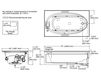 Scheme Hydromassage bathtub Windward Kohler 2015 K-1114-RA-0 Contemporary / Modern