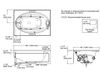Scheme Hydromassage bathtub Windward Kohler 2015 K-1112-LA-0 Contemporary / Modern