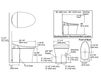 Scheme Floor mounted toilet Veil Kohler 2015 K-5401-0 Contemporary / Modern