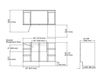 Scheme Wash basin cupboard Jacquard Kohler 2015 K-99509-TK-1WA Contemporary / Modern