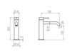 Scheme Wash basin mixer Geda Toki TKI2 S Minimalism / High-Tech