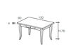 Scheme Dining table Scandola 2016 TA 1600A Provence / Country / Mediterranean