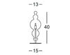 Scheme Table lamp SAN MARCO CO Luci Italiane (Evi Style, Morosini) Morosini ES0630CO04AMAL Contemporary / Modern