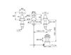Scheme Bidet mixer Stella Italica Italica 3600 Contemporary / Modern