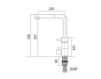 Scheme Kitchen mixer Quadrodesign 2016 302 Contemporary / Modern