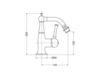 Scheme Bidet mixer Aston Gaia 2017 RB6423 Art Deco / Art Nouveau