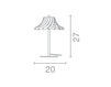 Scheme Table lamp PANAMA Selene Illuminazione Asd 1056 Art Deco / Art Nouveau