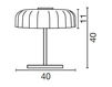 Scheme Table lamp BIG CAP Selene Illuminazione Asd 2732 Contemporary / Modern