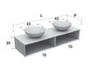 Scheme Wash basin cupboard Falper 2014 66A #VZ Contemporary / Modern