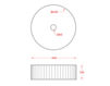 Scheme Countertop wash basin Art Ceram 2017 OSL010 Contemporary / Modern