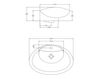Scheme Countertop wash basin Art Ceram 2017 TFL030 Contemporary / Modern