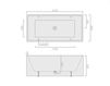 Scheme Bath tub Galassia 2017 8965