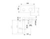 Scheme Wall mixer 2673 Silver Scheme Wall mixer Gaboli Fratelli srl SIMPLY 2673 Contemporary / Modern