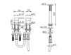 Scheme Bath mixer 3396 Silver Scheme Bath mixer Gaboli Fratelli srl NEW_SPACE 3396 Contemporary / Modern