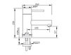 Scheme Wash basin mixer Gaboli Fratelli srl SIMPLY 2683 Contemporary / Modern