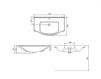 Scheme Countertop wash basin Palazzani Ceramica-novita C35302 Contemporary / Modern