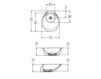 Scheme Countertop wash basin Palazzani Plavis C50304 net Contemporary / Modern
