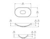 Scheme Countertop wash basin Palazzani Plavis C53306 Contemporary / Modern