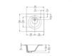 Scheme Countertop wash basin Palazzani Plavis C53316 Contemporary / Modern