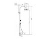 Scheme Shower fittings 9926V4 Silver Scheme Shower fittings Palazzani Docce 9926V4 Contemporary / Modern