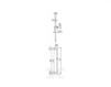 Scheme Shower bar Palazzani Docce 9920N6 Contemporary / Modern