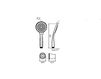 Scheme Shower head Palazzani Docce 9910D7 Contemporary / Modern