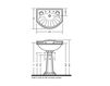 Scheme Wash basin with pedestal 13265000100 white Scheme Wash basin with pedestal Joerger 2017 13265000100