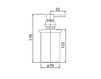 Scheme Soap dispenser Graff PHASE 2373300 Minimalism / High-Tech
