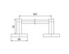 Scheme Towel holder 2264007 Silver Scheme Towel holder Graff IMMERSION 2264007 Minimalism / High-Tech