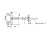 Scheme Thermostatic mixer Graff QUBIC 2396000 Minimalism / High-Tech