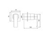 Scheme Faucet Graff QUBIC 2357350 Minimalism / High-Tech