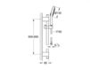 Scheme Shower bar Power&Soul Cosmopolitan Grohe 2016 27734000 Contemporary / Modern