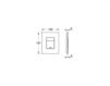 Scheme Cover for toilet tank Skate Cosmopolitan Glass Grohe 2016 38845KS0 Contemporary / Modern