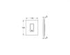 Scheme Cover for toilet tank Skate Cosmopolitan Glass Grohe 2016 38846BS0 Contemporary / Modern