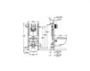 Scheme Wall mounted toilet Bathroom Solution Grohe 2016 37446000 Contemporary / Modern