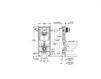 Scheme Framework for plumbing installation Rapid SL Grohe 2016 38721001 Contemporary / Modern