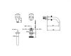 Scheme Wall mixer 38538CRCR Silver Scheme Wall mixer Bongio STYLE 38538CRCR