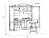 Scheme Kitchen fixtures Mobili di Castello PORTE DI CASTELLO A2700