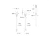 Scheme Bath mixer FIR Synergy Stone 95 95.3150.4.20.20