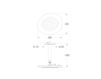 Scheme Ceiling mounted shower head FIR Synergy Showers 93.7092.6.10.00