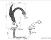 Scheme Wash basin mixer Fenice Italia Accessorie’s Luxury Collection/swan 039257.A00.00 Classical / Historical 