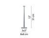 Scheme Table lamp STARLED LIGHT Luceplan by gruppo Calligaris Classico 1D400LN00019 Contemporary / Modern