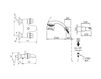 Scheme Bath mixer Olympia Ceramica Impero 3801/s Contemporary / Modern